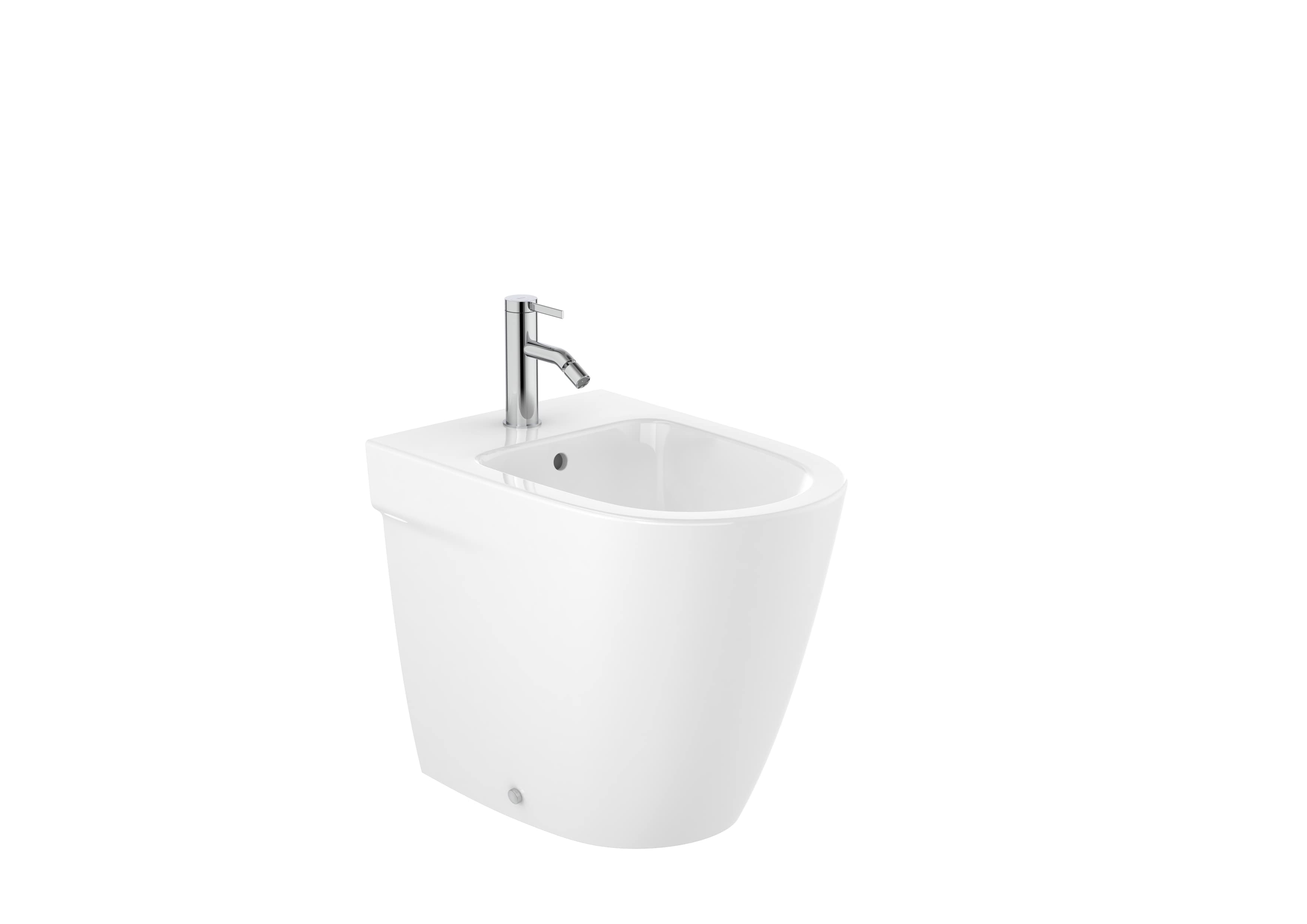 Golvstående bidéer Gloss White Ona A357687000 Roca