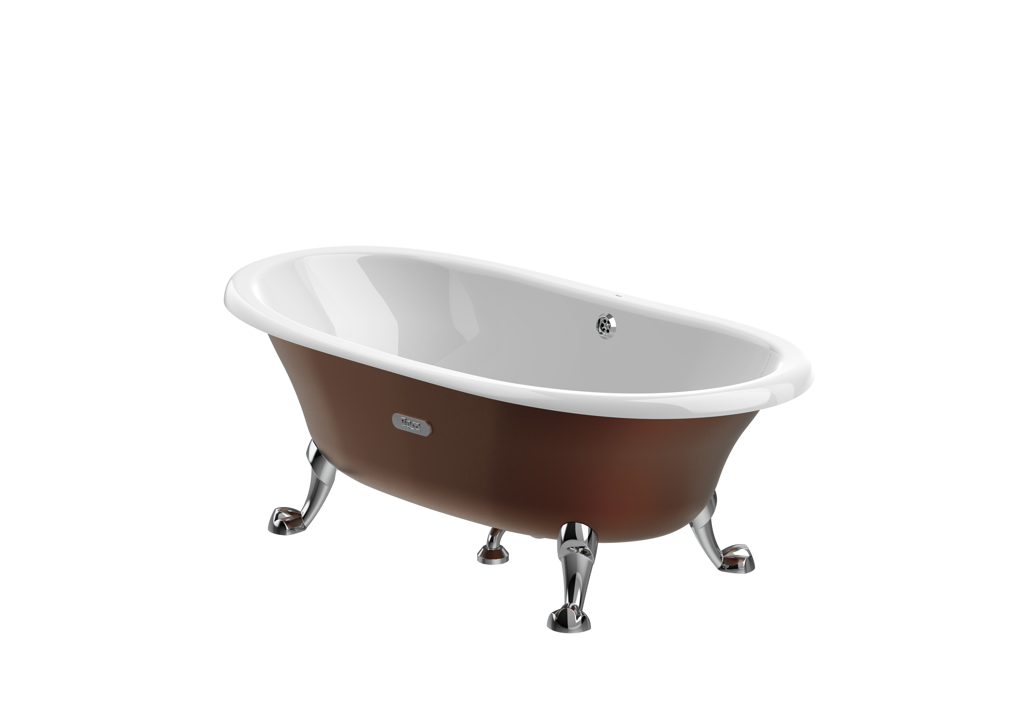 Badkar utan bubbelfunktion White Newcast A233650008 Roca