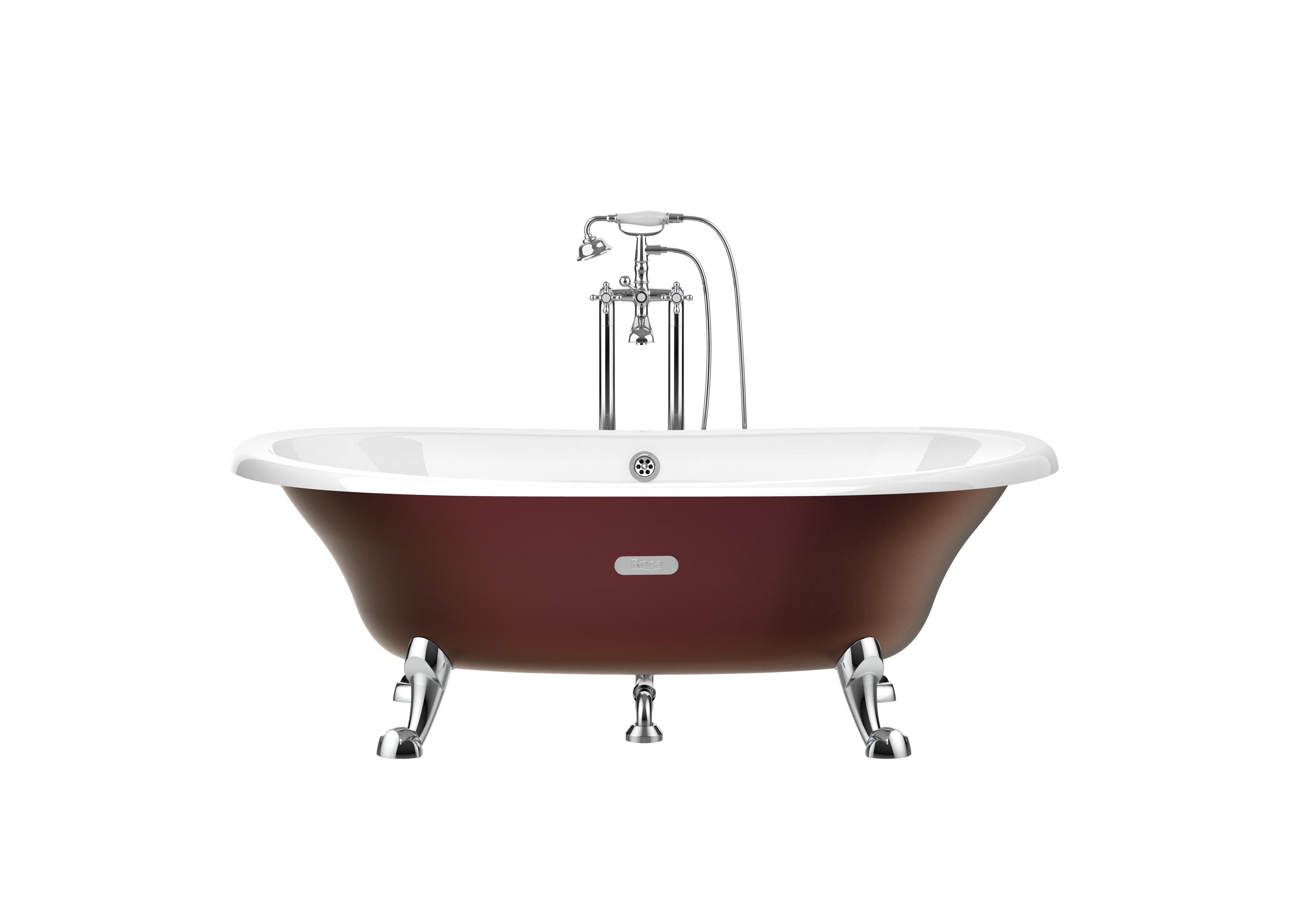 Badkar utan bubbelfunktion White Newcast A233650008 Roca