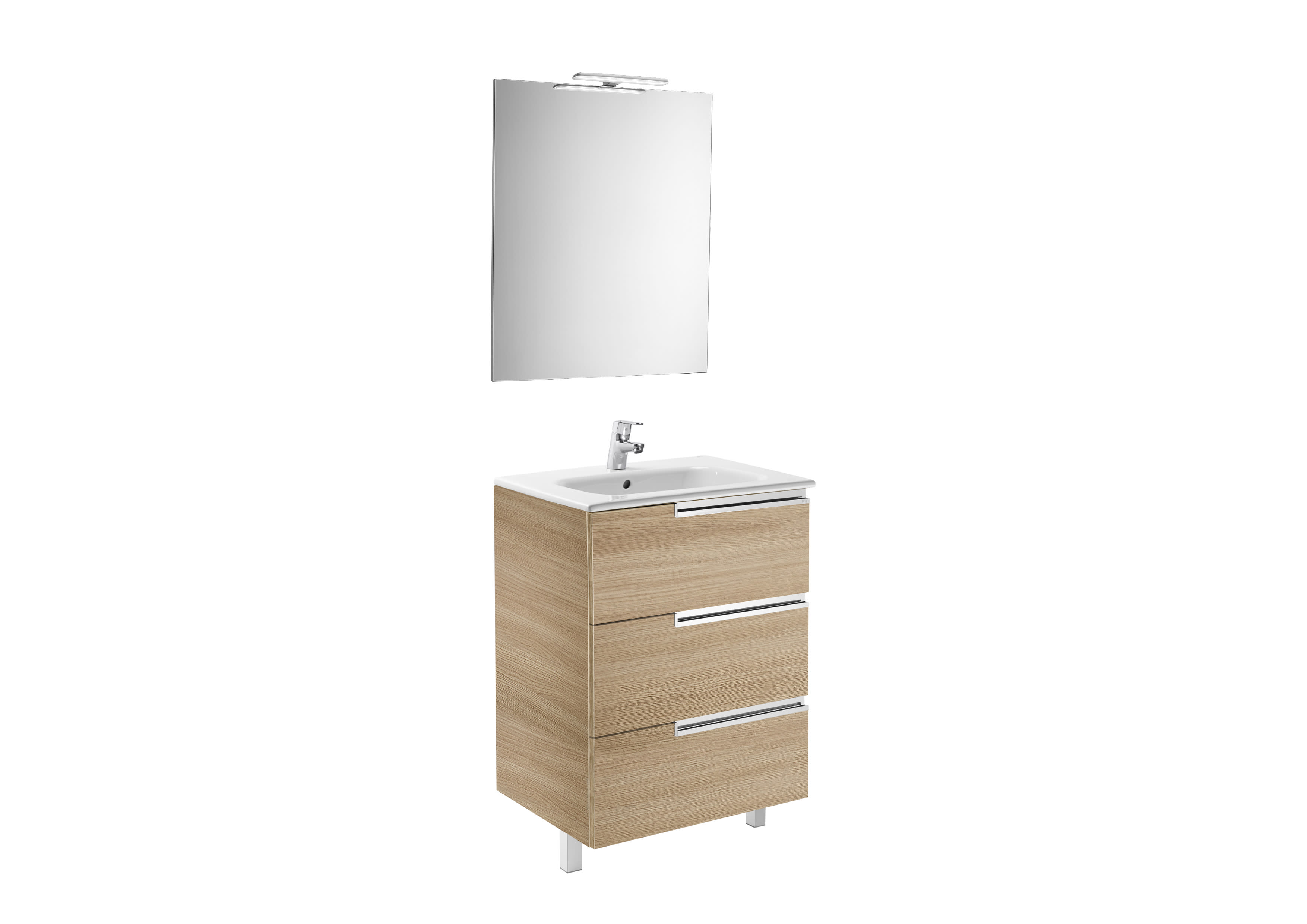 Kommoder Textured oak Victoria-N A855849155 Roca