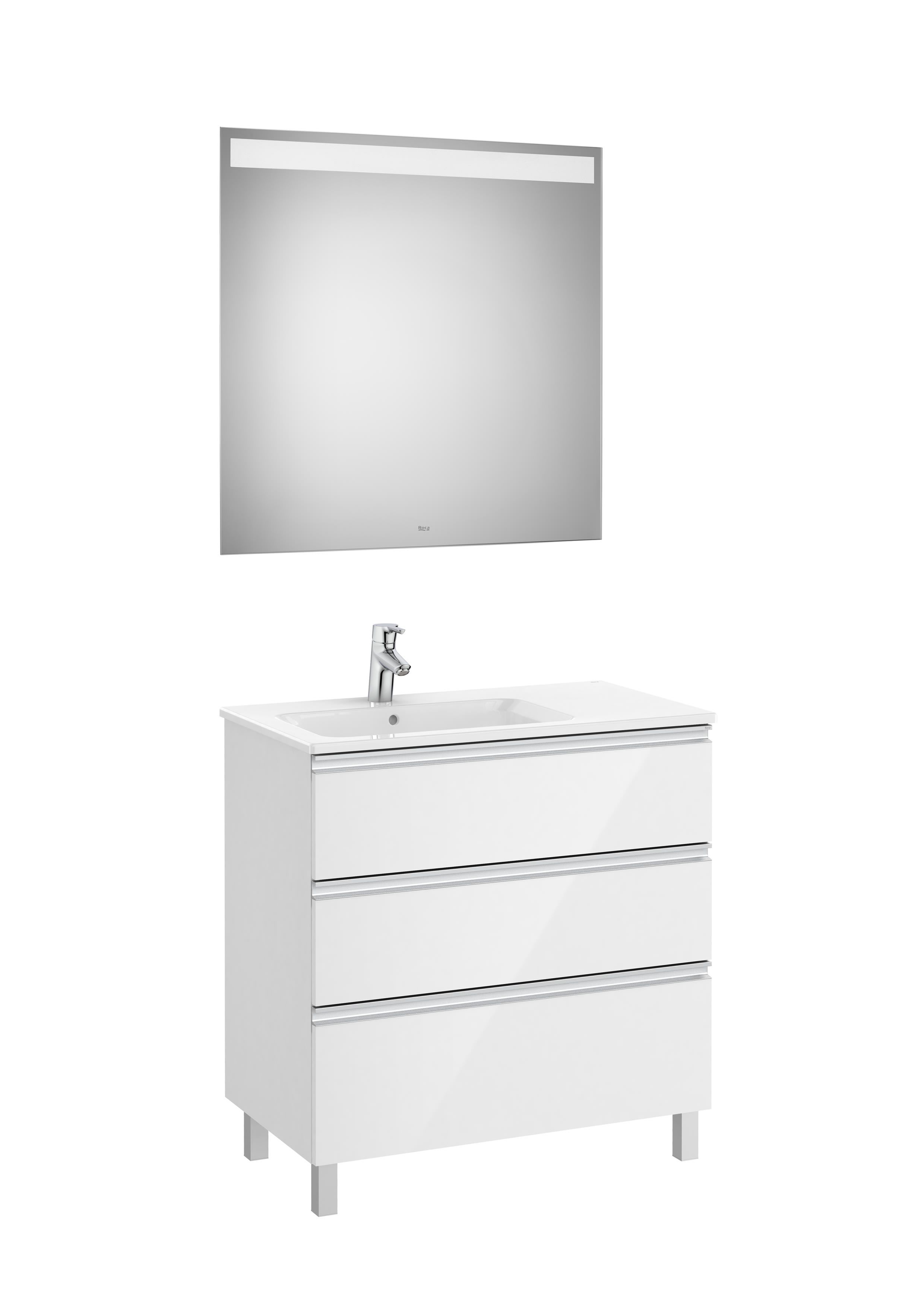 Kommoder Gloss white The Gap A851520806 Roca