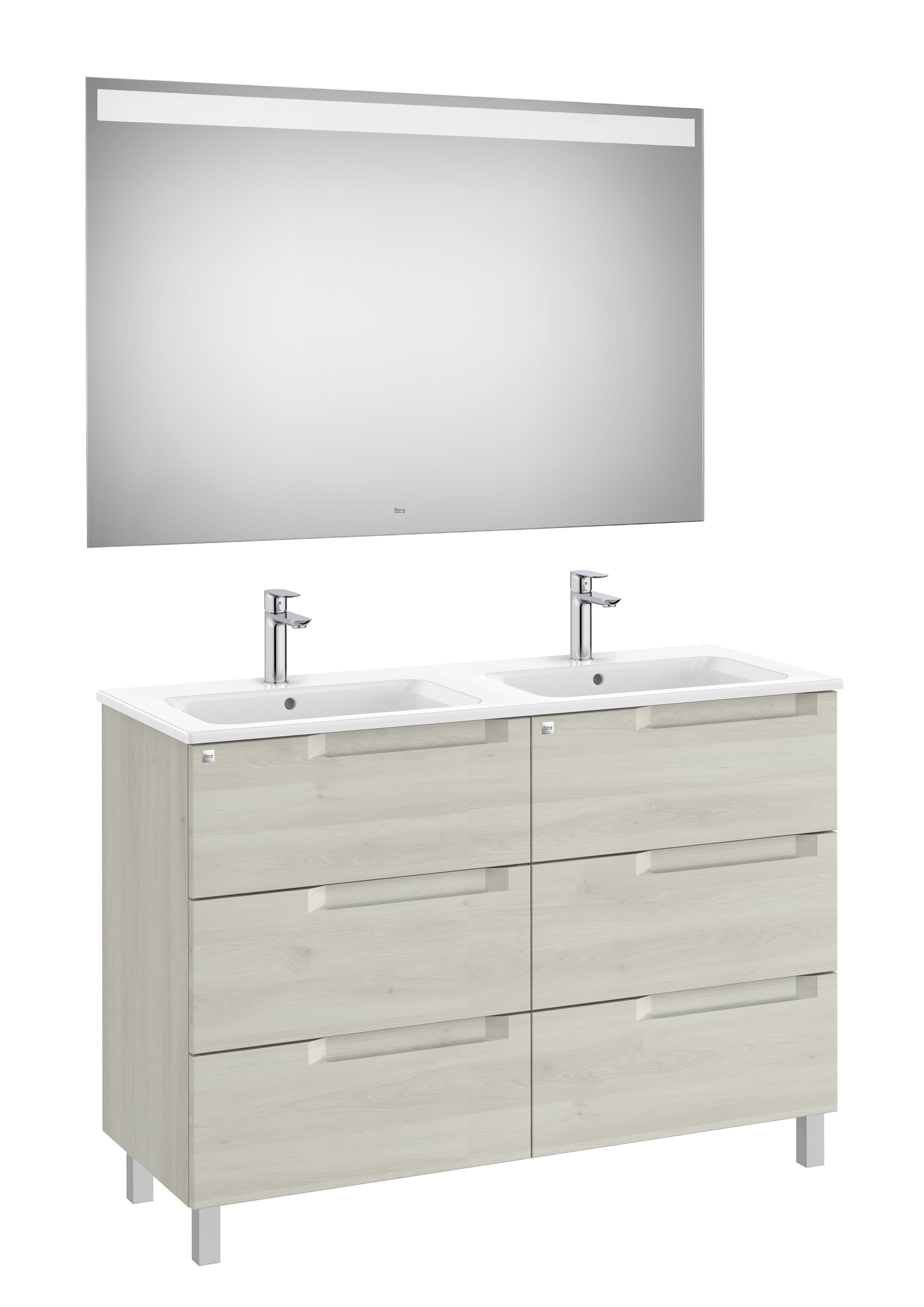 Kommoder White Wood Aleyda A851890525 Roca
